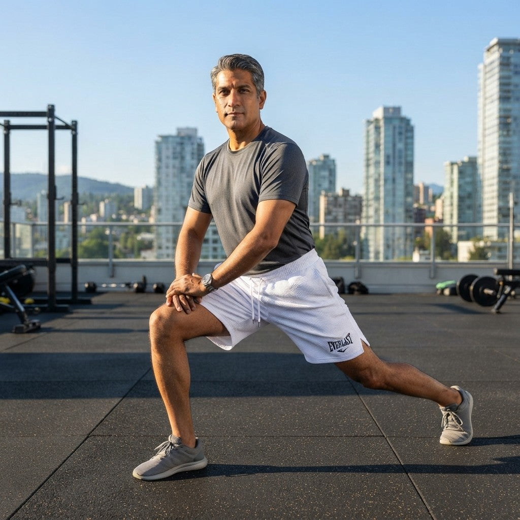 Shorts deportivos estampados casuales